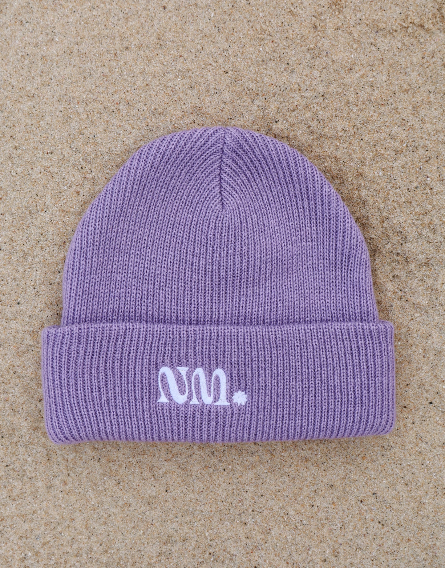 Kids Lilac knit beanie