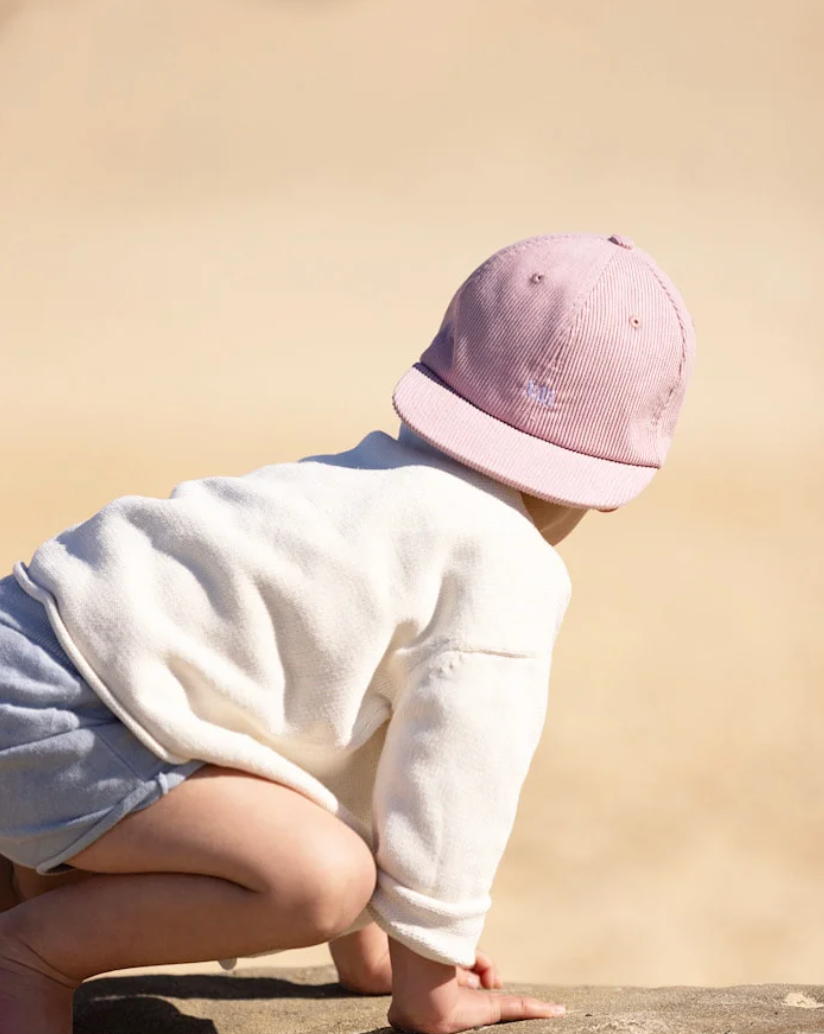 Dusty Rose Corduroy Hat