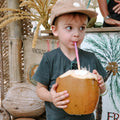 Kids corduroy cap -Tan
