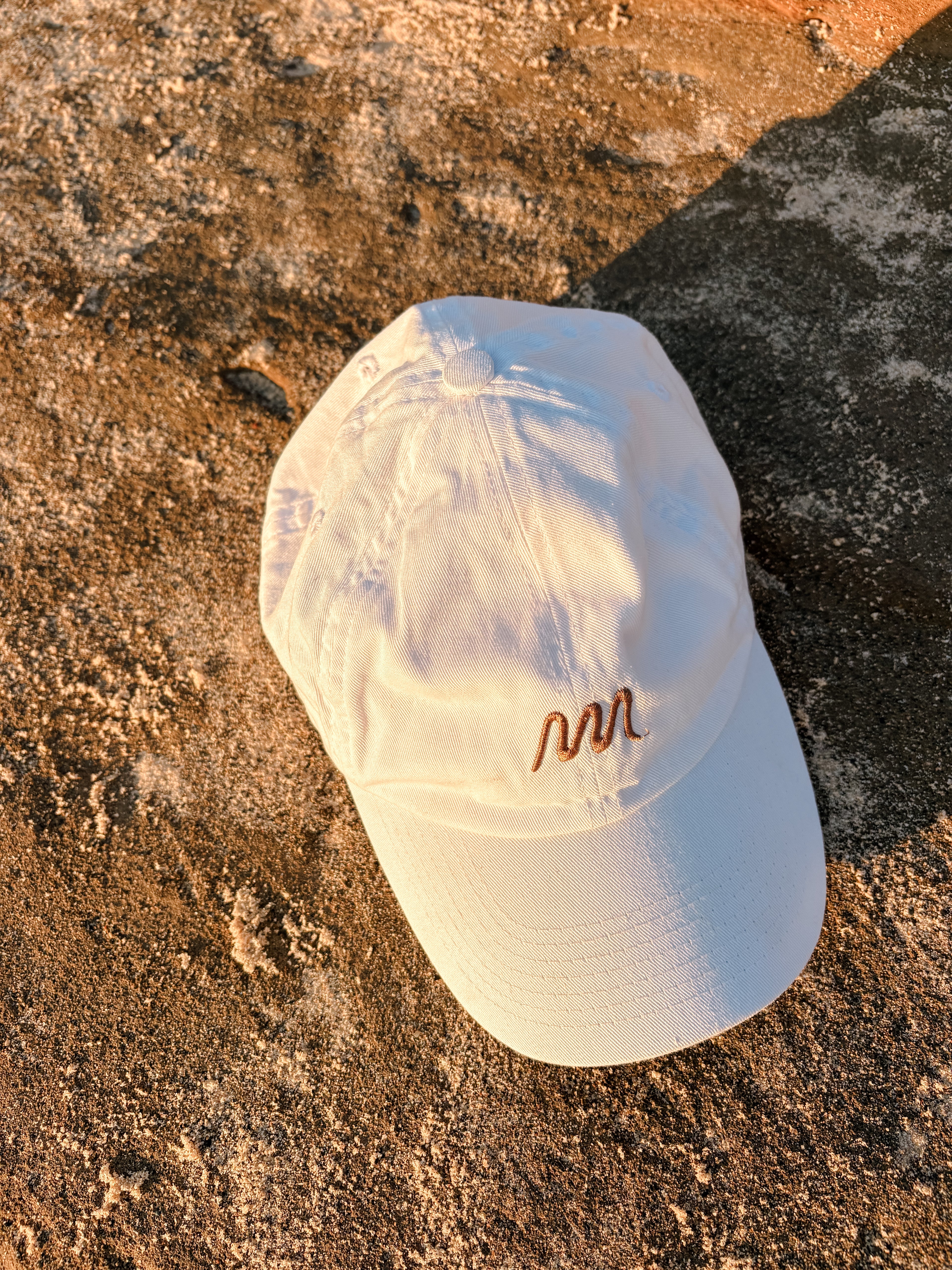 Recycled cotton cap - coconut