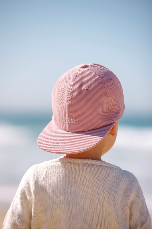 Dusty Rose Corduroy Hat